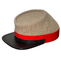 Reproducciones históricas de gorras de la era de los Estados Unidos. Este artículo es una reproducción histórica de una gorra kepi de infantería de la Guerra Civil Estadounidense.