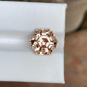 Topacio Natural, Corte Hexagonal, Gema Suelta Facetada, Calidad Premium, Piedra Preciosa para Joyería - Product Image 3