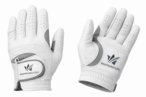 Gant de golf Warproindustry, style unique, main droite, cuir véritable, respirant, fermeture auto-agrippante, unisexe, usage sportif - Product Image 2