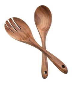 Cuillère en bois élégante de qualité supérieure pour la cuisine, avec une prise en main douce, résistante à la chaleur, manche long pour plus de confort et de maîtrise - Product Image 2