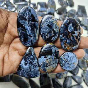 Pietersita Azul Namibiana de Grado AAA, Cabujón de Super Calidad, Gema Suelta para Joyería, Pietersita Natural, Compre Ahora - Product Image 6