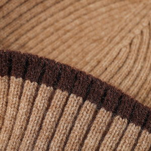Gorros de Punto Personalizados al por Mayor, de Spandex/Algodón, Cálidos para Invierno, con Estampado de Goma en Relieve, Ajustables, Unisex, OEM/ODM, Marca Privada de Fábrica - Product Image 6