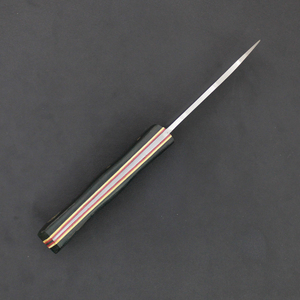 Cuchillo Skinner de Acero de Diseño Único con Mango de Madera de Olivo y Diseño de Ciervo, Cuchillo de Caza con Funda de Cuero - Product Image 4
