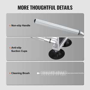 Tagliapatatine Manuale, Affettatrice per Verdure con Lame in Acciaio Inox da 1/2, 3/8, 1/4 di Pollice, con Ventose per Patate - Product Image 6