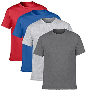 เสื้อยืดผู้ชายทรงปกติ ผ้าฝ้าย 100% น้ำหนักผ้าปรับแต่งได้  โลโก้ด้านหน้า แขนสั้น คอกลม - Product Image 3