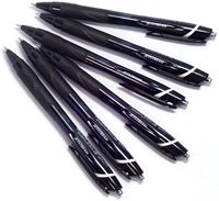 Stylo bille standard Mitsubishi Jetstream fabriqué au Japon, encre or/bleue 0,5 mm, plastique SXN-150-05, écriture à faible friction