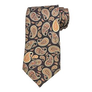 Luxury Paisley, <b>Tie</b> and Pocket Square <b>Set</b> for Men Silk Feel Printed Necktie | Hanky Combo Wedding Formal Wear | OEM India 2026 - Product Image 3