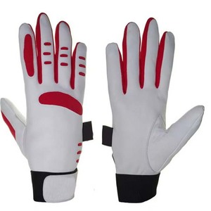 Gants de sport blancs et bleu marine avec empiècements en mesh et paume renforcée - Product Image 2