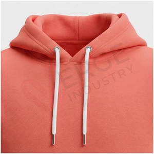 Ensemble de survêtement corail pour homme, manches longues, à capuche, avec cordon de serrage, couleur unie, respirant, coupe décontractée, pour l'automne - Product Image 4