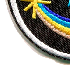Round Shape Embroidered <b>Patches</b> For Garments Professional Manufacture Custom Design <b>Sew</b>-<b>on</b> Embroidery <b>Patches</b> - Product Image 3