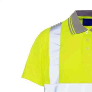Camisetas de Trabajo Reflectantes de Seguridad ANSI Clase 1 de Alta Calidad, 100% Algodón, Logotipo Personalizado Impreso, Sólidas, Largas/Cortas, Relevo - Product Image 4