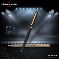 Stylo bille en métal Pierre Cardin Monza de haute qualité, design élégant, finition argent mat premium, personnalisable, pointe de 0,7 mm