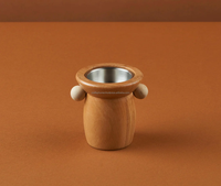 Brûleur d'encens carré en bois d'acacia poli de haute qualité, style décoratif arabe moderne, durable, pour Ramadan, Mubkhar