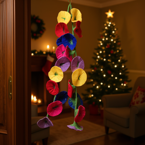 Guirlandes et couronnes de Noël Décorations suspendues en feutre - Product Image 3