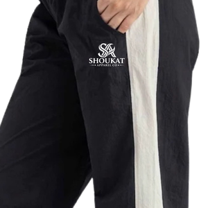 <b>Women's</b> Wide Leg <b>Corduroy</b> Pants <b>High</b> <b>Waist</b> Loose Fit Full Length Casual Solid Color Side Stripe Logo on Right Leg - Product Image 3