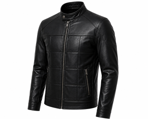 Premium Designer <b>Leather</b> Jacket for Men Genuine <b>Leather</b> Luxury Fashion Outerwear Stylish Comfortable Modern Everyday Wear Jacket - Product Image 4