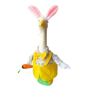 Directo de Fábrica, OEM/ODM Personalizado, Pantalones con Cinturón Amarillo de Pascua, Diseño Nuevo 2025, Color Blanco Ganso, Talla Grande - 78G - Product Image 5