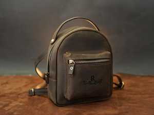 Luxury Genuine Leather Mini <b>Backpack</b> <b>Women</b> <b>Small</b> Real Laptop Bags & Cases Purse Vintage Designer Daypack LMBP-0001B - Product Image 2