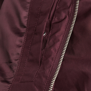 Blouson Bomber Court Hip Hop Tendance en Polyester Coupe Oversize avec Fermeture Éclair et Poches Latérales – Style Décontracté en Toile pour l'Hiver - Product Image 6