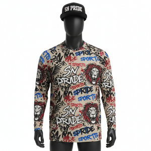 Rashguard MMA à manches longues personnalisé avec impression par sublimation, unisexe, plusieurs couleurs, haute qualité, respirant, séchage rapide, logo personnalisé - Product Image 1