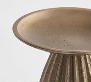 Support de bougie pilier sur mesure en fer plaqué laiton, fait main, pour centre de table de mariage, décoration de table pour fêtes à domicile - Product Image 5