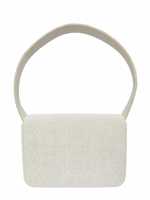 Sac à main de soirée de luxe fait main pour femme, en coton et nylon, avec broderie citron perlée verte, fermeture éclair et bandoulière, en promotion