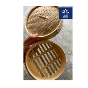 VENTA RÁPIDA Vaporera de Bambú Ecológica, Segura y Limpia, Utensilios de Cocina de Madera Pura, Ideal para Cocinar al Vapor Verduras y Empanadillas - Product Image 1