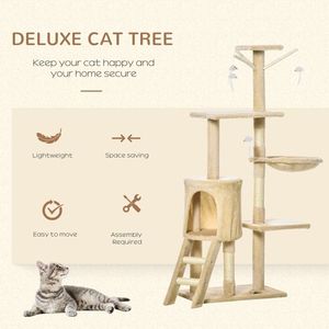 Arbre à chat et griffoir haut de gamme : Meuble durable et confortable pour le plaisir des félins - Product Image 1