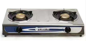 Cuisinière à gaz double brûleur en acier inoxydable, allumage piézoélectrique, chauffage rapide, économe en énergie, sûre, pour usage domestique et hôtelier - Product Image 5