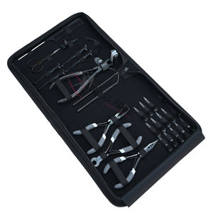 Kit de herramientas para extensiones de cabello para estilistas – Alicates para remover microperlas, Alicates de crimpado, Gancho de extracción, Alicates para extensiones de cinta adhesiva, Cortador, Agujas curvas - Product Image 1