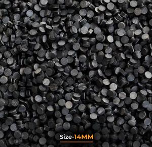 Botones de Cuerno de Búfalo de Agua Dulce de 14 mm de la Mejor Calidad, Botones de Cuerno Negro Natural de Alta Calidad, Venta al por Mayor para Artesanía - Product Image 3