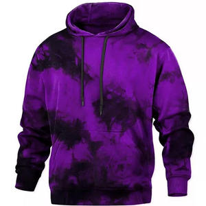 Sudadera con Capucha Tie-Dye para Hombre, Manga Larga, Tejida, Estilo Casual de Verano, Diseño con Bolsillos - Product Image 3