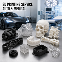 Servicio de Impresión 3D Personalizado de Alta Precisión con SLA, SLS, MJF, Prototipado Rápido para Dispositivos Automotrices y Médicos