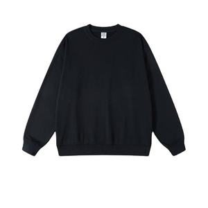 เสื้อฮู้ดดี้ผู้ชาย หนัก 400 กรัม ผ้าฝ้าย 100% กันยับ คอกลม ผ้าฟลีซ ทรงหลวม ใส่สบาย สำหรับฤดูใบไม้ร่วง - Product Image 4