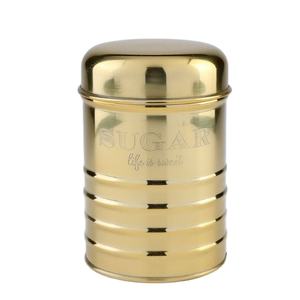 Pot de sucre Design de luxe pour le stockage des aliments Aliments secs Cuisine Décorative Hôtel Restaurant Fabriqué en Inde Vente en gros 2025 - Product Image 1