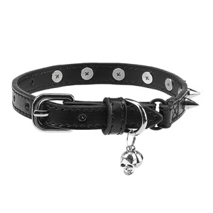 Collier pour chat en cuir personnalisé 2026, confortable et extensible, avec laisse assortie, haute qualité, respirant, vente en gros - Product Image 1