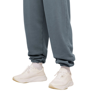 Custom Mens Logo Fleece <b>Trousers</b> Relaxed Tapered Fit Drawstring Waist <b>Cuffed</b> Sweatpants OEMs Apparel Factory Wholesale Suppliers - Product Image 6