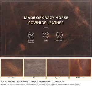 Funda de Piel para Portátil Vintage Moderna con Correa de Hombro, Diseño Duradero para Uso Diario en la Oficina, para Hombre LS-0235 - Product Image 4