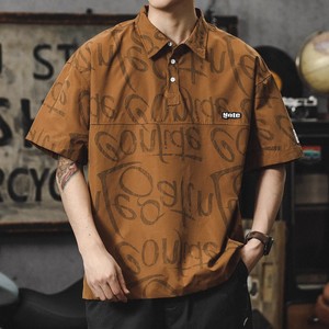 Custom Front Men's Breathable <b>Canvas</b> 180g Short Sleeve Business Casual Shirt OEM Service - Product Image 1
