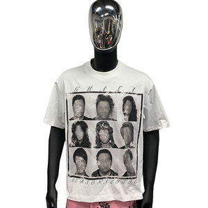 T-shirts à succès : T-shirt graphique personnalisé effet délavé, style streetwear vintage, coupe oversize, conception d'impression OEM/ODM pour t-shirt de marque - Product Image 2