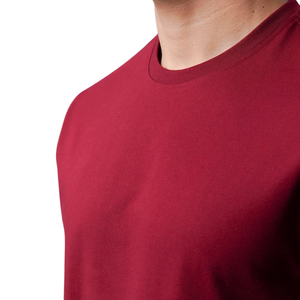 Mens <b>Plain</b> Crew Neck Cotton T Shirt Short Sleeve Soft Breathable Casual Regular Fit Summer <b>Tee</b> Custom OEM Apparel Clothing - Product Image 4