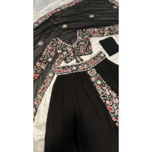 Designer <b>Modest</b> <b>Sets</b> Lehenga Choli with Thread Embroidery Work - Product Image 2