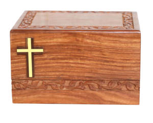Nouveau design d'urnes de crémation en bois pour adultes urnes en bois urnes funéraires taille personnalisée fournitures funéraires - Product Image 1