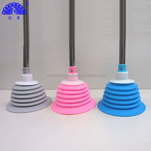 Set di stantuffo per WC ad alta pressione con manico lungo per scarico e scopa per bagno - Product Image 3