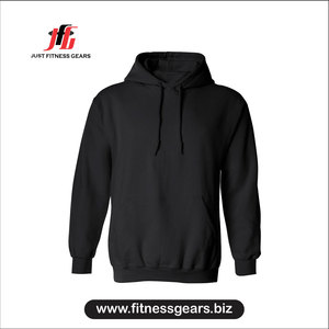 Sweat-shirt à capuche pour homme Just Fitness Gears, coupe classique, en tissu French Terry, décontracté, pour l'automne, avec poche - Product Image 1