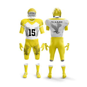 2026 Best Selling Custom Design American Football Uniform Practice Wear Short Sleeve Breathable 100% Polyester - Product Image 1