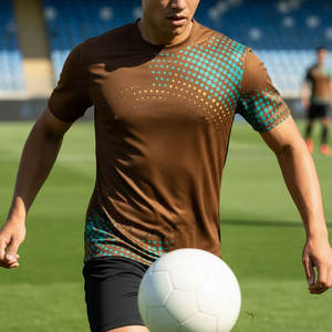 Men Custom Printed Sports T <b>Shirt</b> Breathable Gym Wear Soccer Training Jersey Style Athletic T <b>Shirt</b> Maker - Product Image 6