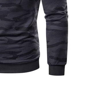 Sudaderas para hombre, cómodas, de cuello redondo, mezcla de algodón, para trabajar desde casa y uso casual. - Product Image 5