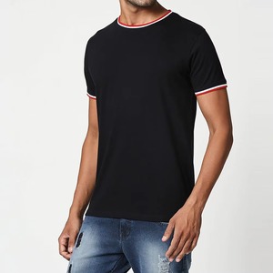 T-shirt homme surdimensionné en coton de qualité supérieure, logo personnalisé imprimé, design uni, col rond, prix bas en gros - Product Image 2