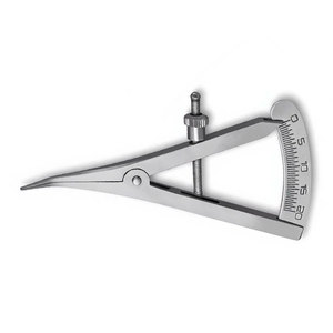 Calibrador Castroviejo Angulado de 3.5 Pulgadas, Instrumento de Medición para Mapeo Óseo Pequeño, Escala de 0-20mm, Precisión Dental, Quirúrgico, Ortopédico - Product Image 4